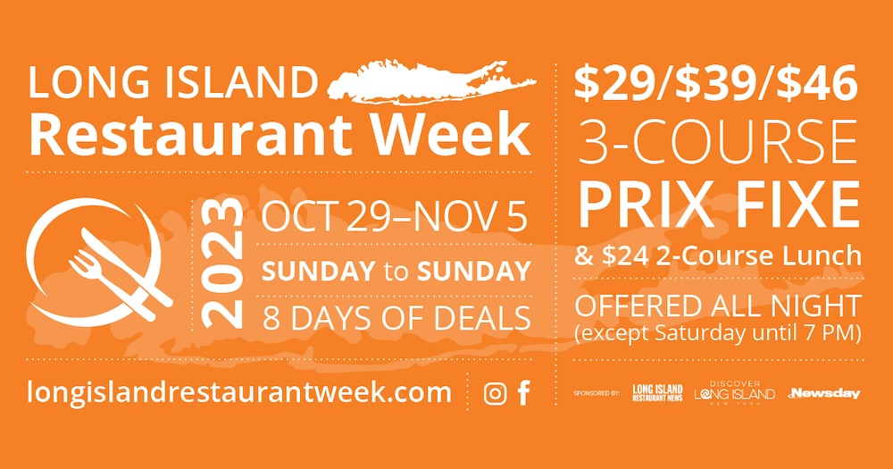 Long Island Restaurant Week - Fall 2023
