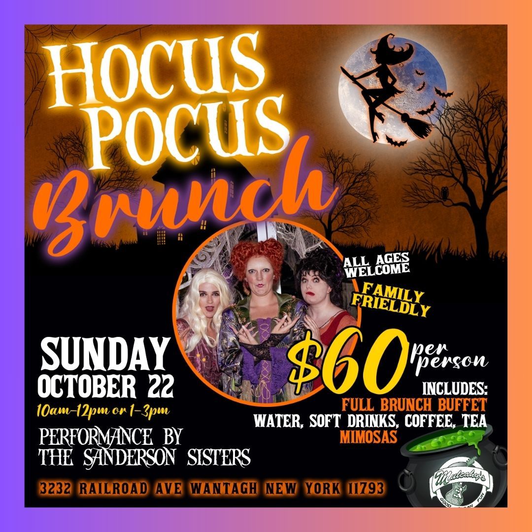 Hocus Pocus Brunch - Live Performance by Sanderson Sisters