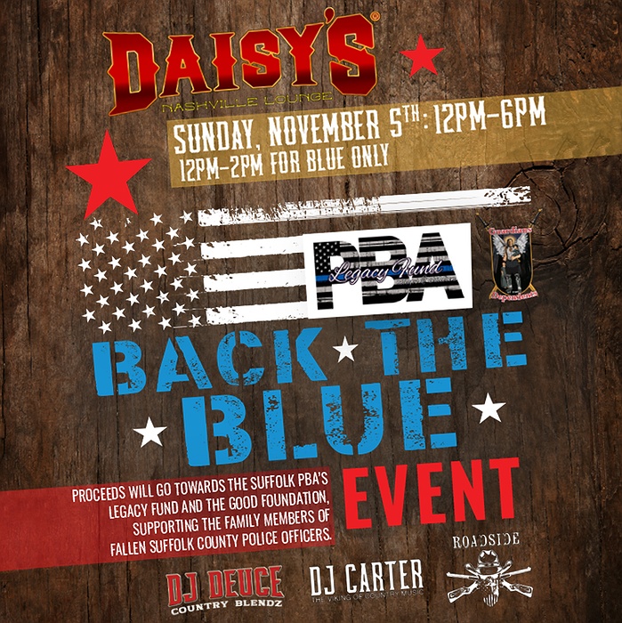 Daisy's Nashville Lounge Back the Blue Fundraising Event