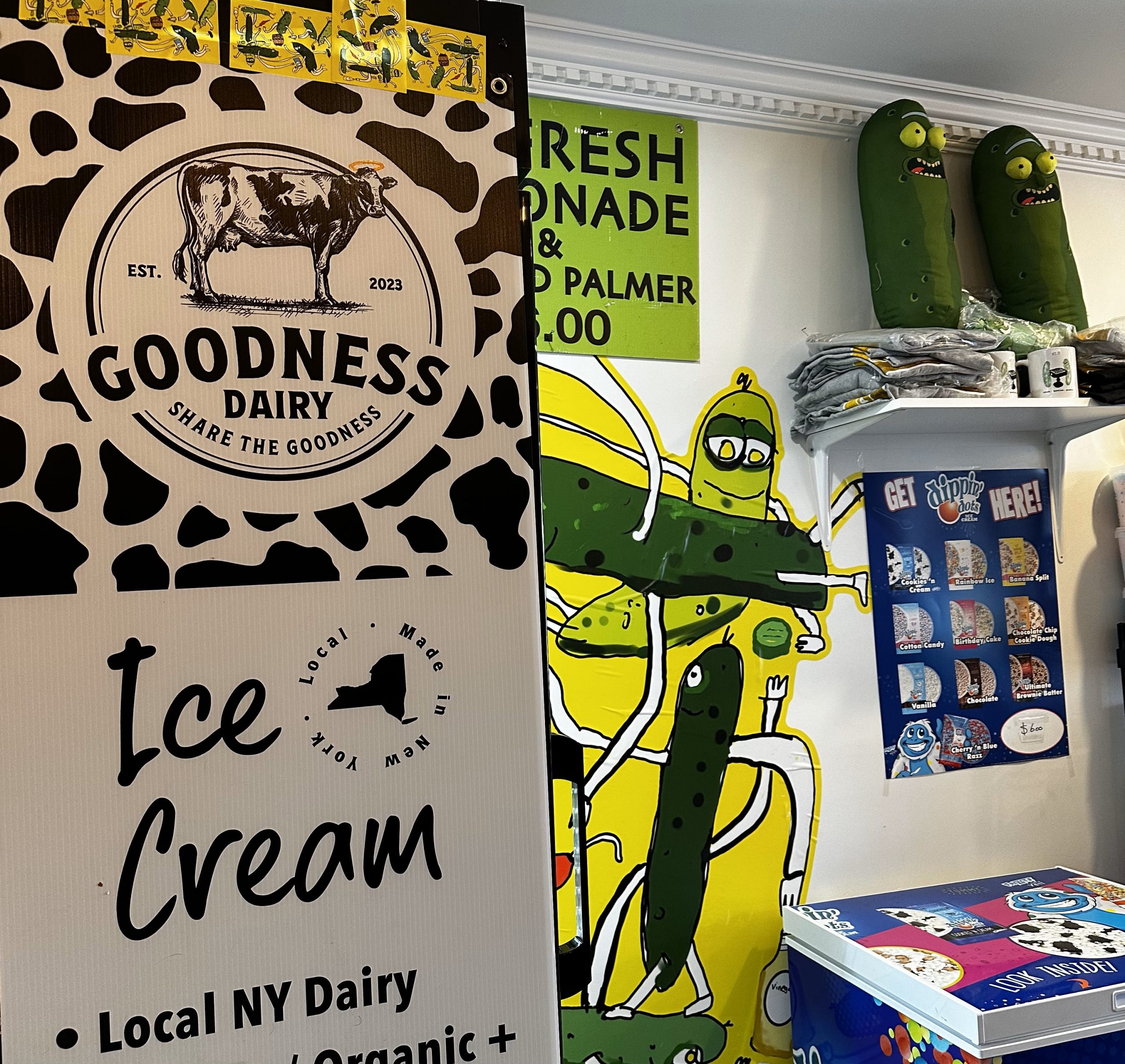 Pick a Pack of Pickles, Comic Books, and Ice Cream at Pickle Island in