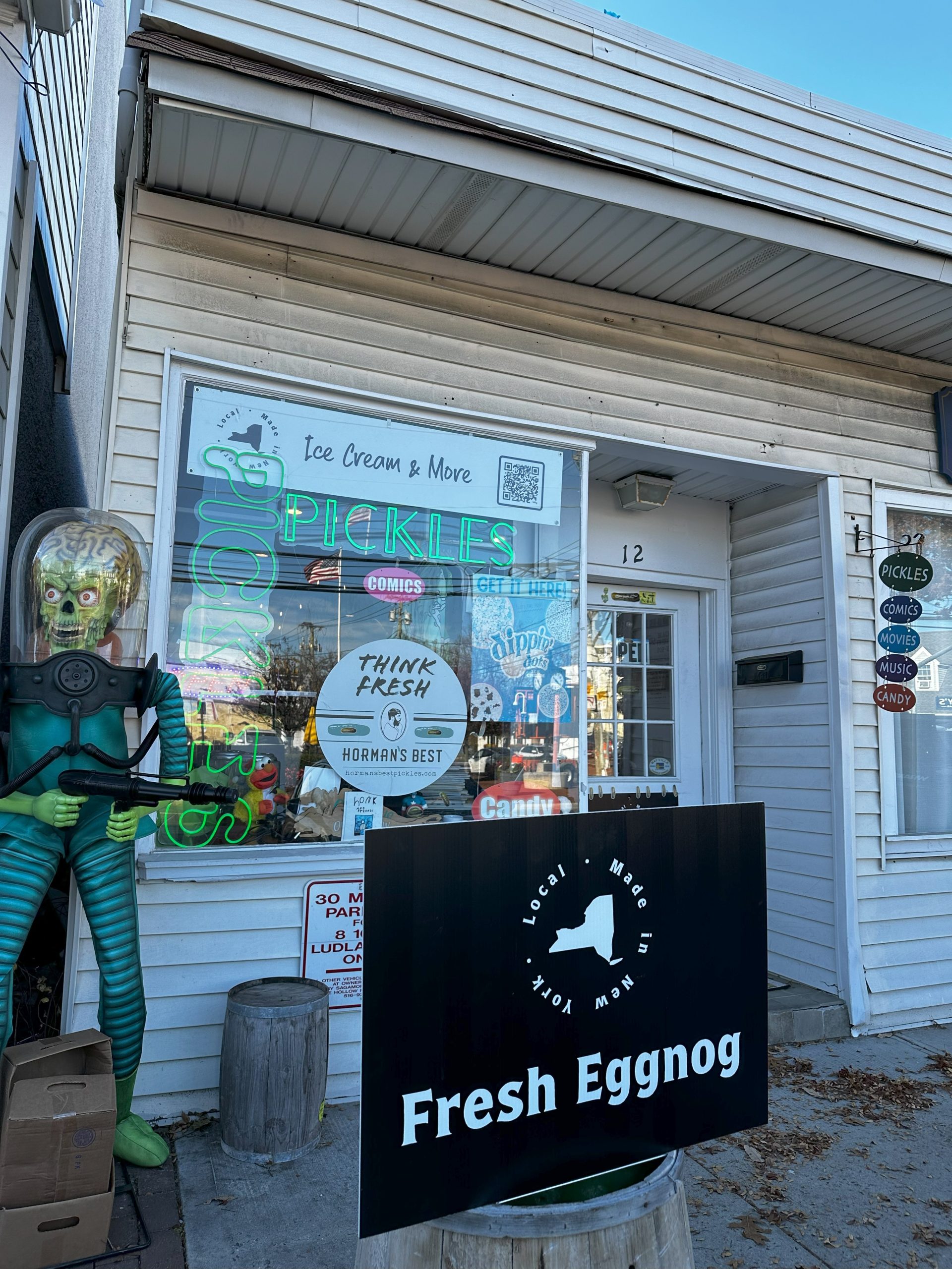 Pick a Pack of Pickles, Comic Books, and Ice Cream at Pickle Island in