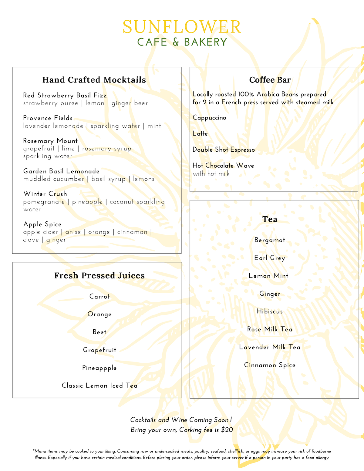 Sunflower Cafe & Bakery Opening in Former Le Soir Location in Bayport