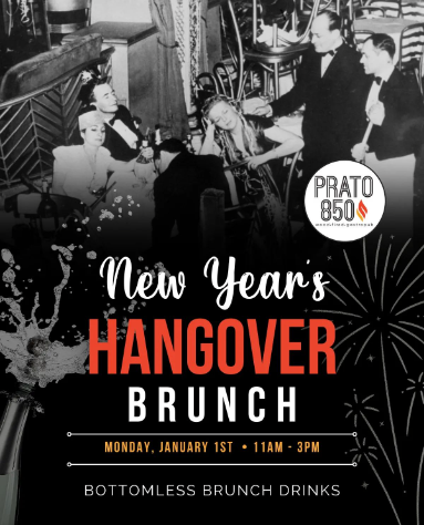 New Year’s Hangover Brunch at Prato850