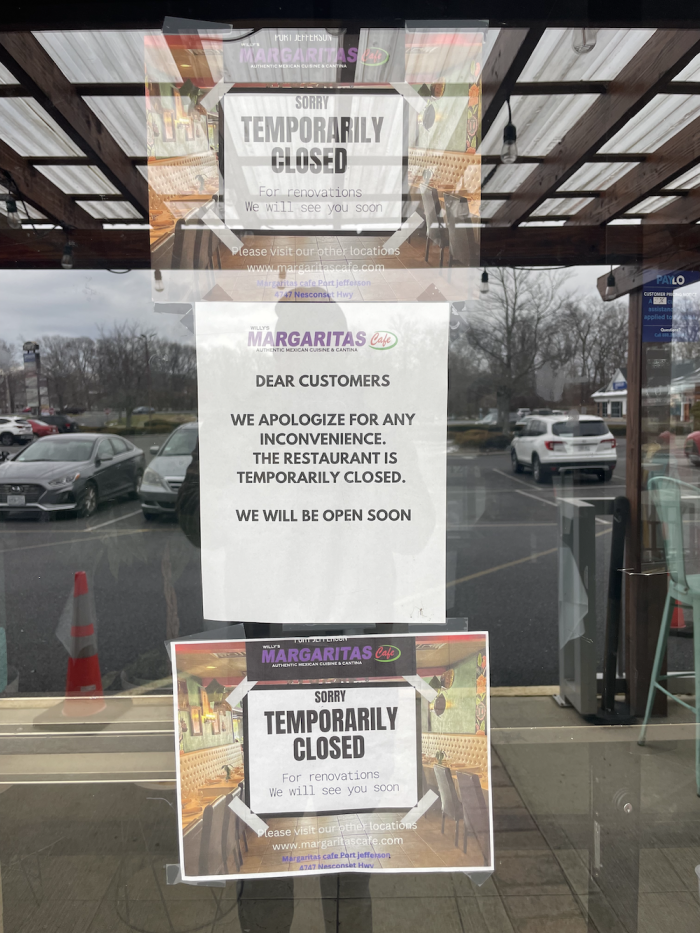 Margaritas Cafe in Port Jefferson Station Says They Are Waiting on OK